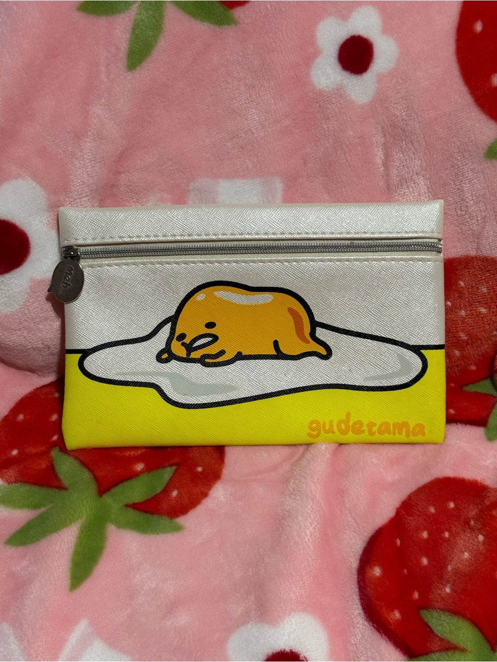 gudetama cosmetic bag / makeup bag